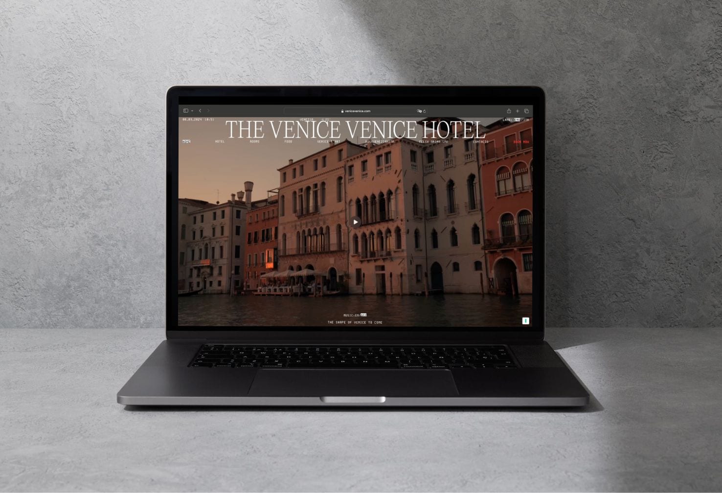 Venice Venice Hotel - Sito web by KERNERS.co